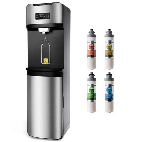 ISPRING Bottleless Water Dispenser, Self Cleaning, Stainless Steel ...