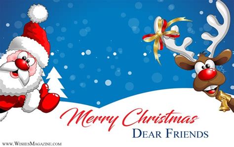 50+ Christmas Card Greetings Messages For Friends Background