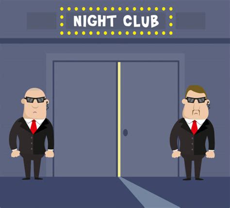 Bouncer Club stock vectors - iStock