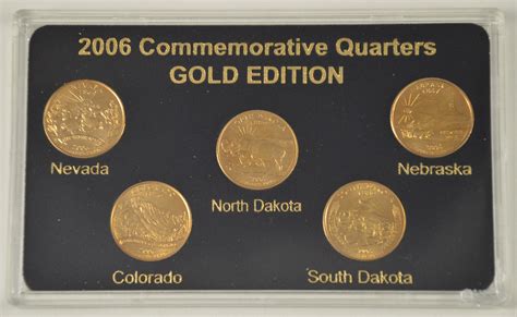 Historic Coin Collection - 2006 Commemorative State Quarters Gold ...