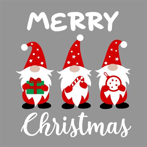 Gnome SVG Christmas Gnome SVG File for Cricut Cut File | Etsy