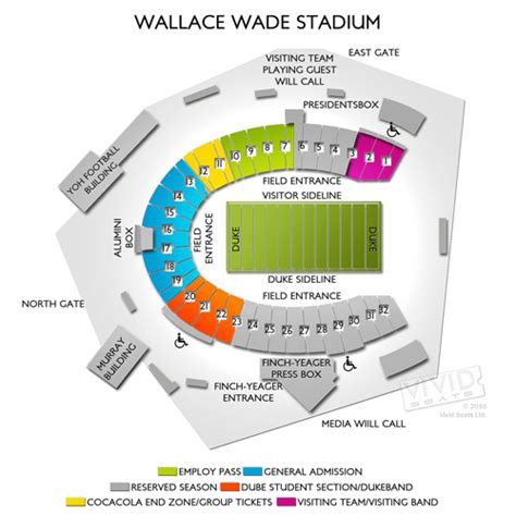 Wallace Wade Stadium Seating Chart | Vivid Seats