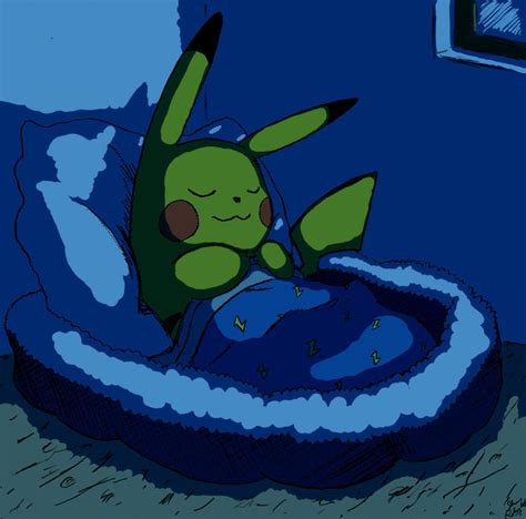 Sleeping Pikachu by K-Fujiwara on DeviantArt