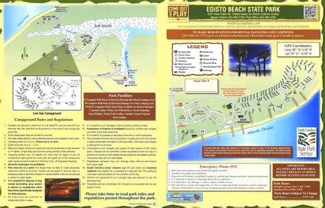 Edisto Beach State Park Campground Map - Ontheworldmap.com