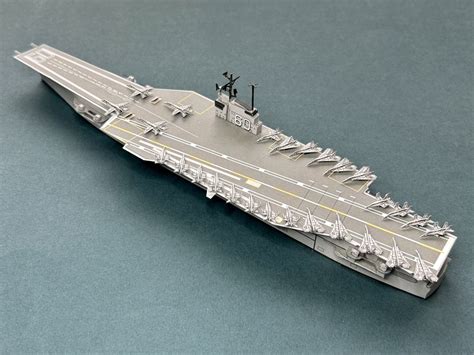 1/1250 Aircraft carrier USS SARATOGA, Paper Model - EcardModels