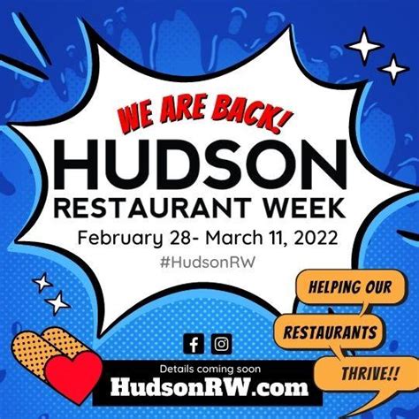 Hudson Restaurant Week - Hudson County