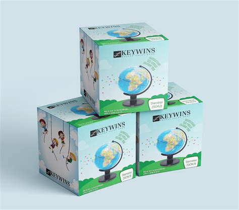 Globe box packaging design on Behance