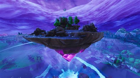 Fortnite's Floating Island Is Moving And Leaving Weird Craters On ...