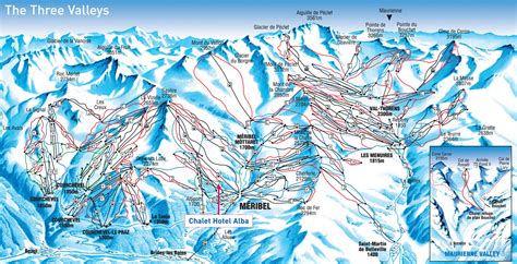 Méribel Piste Map – Interactive map of Méribel