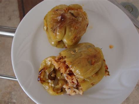 Recipe for Dolma Stuffed Peppers : Turkish Food Dish : Turkish Travel Blog