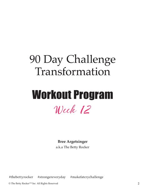 90 Days Workout Challenge - WorkoutWalls