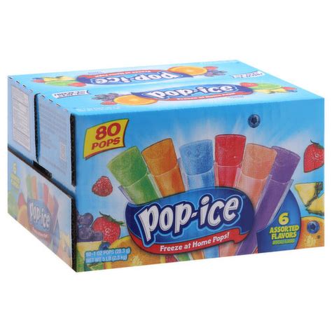 Pop-Ice Pops, Assorted Flavors