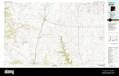 Springer new mexico map Cut Out Stock Images & Pictures - Alamy