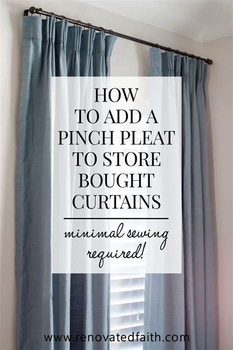 How To Make Pinch Pleat Curtains It S Much Easier Than You Think