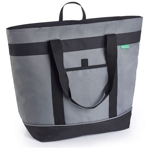 Buy Jumbo Insulated Cooler Bag (Gray) with HD Thermal Insulation ...