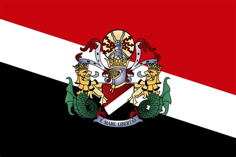 Principality of Sealand Flag Variant 2 by Ostosman on DeviantArt