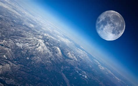 Earth, Planet, Moon, Mountain Wallpapers HD / Desktop and Mobile ...