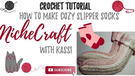 Easy Crochet Tutorial| How to Make Warm Slipper Socks| Beginner ...