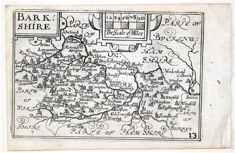 Antique Maps of Berkshire, England