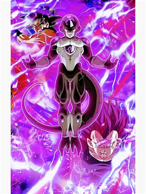 "Black Frieza / Freezer and Goku ultra instinct and Vegeta ultra ego ...