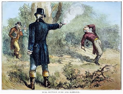 Hamilton-Burr Duel 1804 Nthe Duel Fought Between Alexander Hamilton and ...