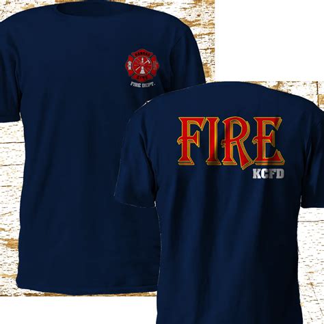 Fashion New KANSAS CITY Fire Department Missouri FIREFIGHTER KCFD Navy ...