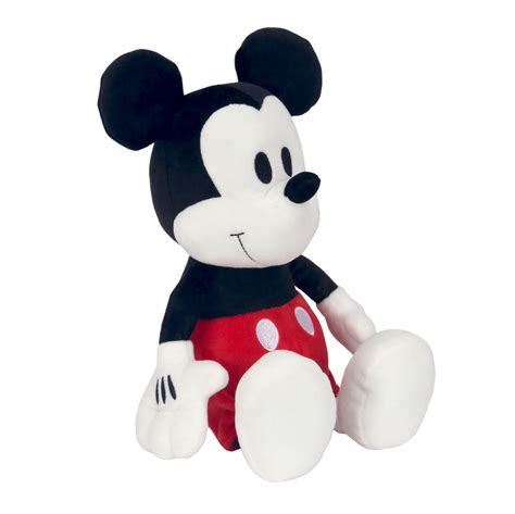 Disney Baby Red/Black Mickey Mouse 14” Stuffed Animal Toy – Lambs & Ivy