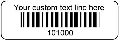 Buy 1000 Serial Number Barcode Labels 1-1/2" x 1/2" Sequential Bar Code ...