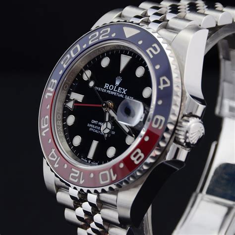 Brand New Rolex 126710blro Pepsi Gmt Master Ii Red Blue Bezel Jubilee 590