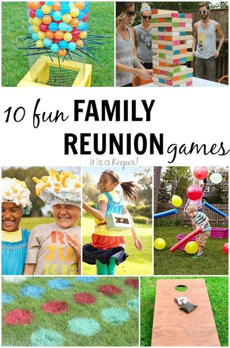 10 Fun Family Reunion Games - It Is a Keeper | Family reunion games ...