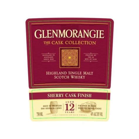 Buy Glenmorangie The Cask Collection 12 Year Old Sherry Cask Finish ...