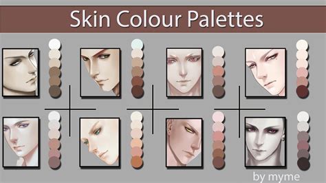 (2) 트위터 | Skin color palette, Skin color, Color palette challenge