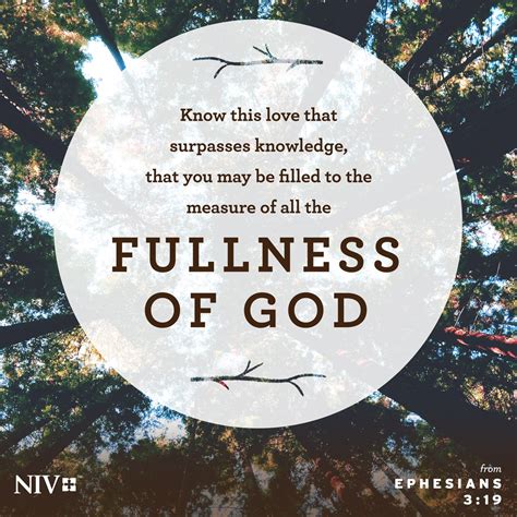 NIV Verse of the Day: Ephesians 3:17-19