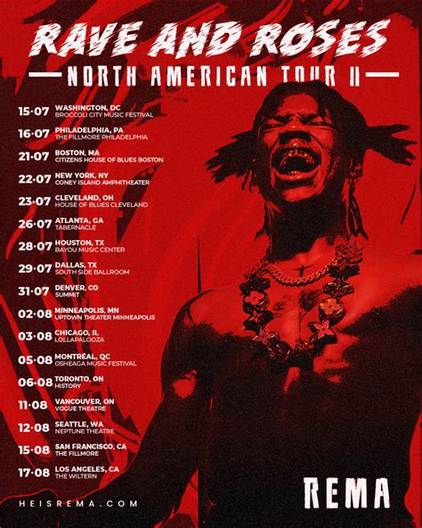 Rema reveals 2023 North America tour dates | The FADER