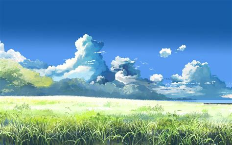 Anime Grass Field Wallpapers - Wallpaper Cave