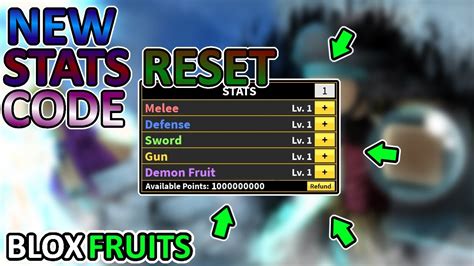 Blox Fruit Codes 2024 Reset Stats - Fiann Inesita