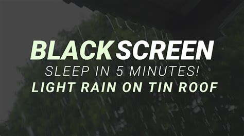 Try Listening for 3 Minutes! Rain on Tin Roof ASMR for Sleeping or ...