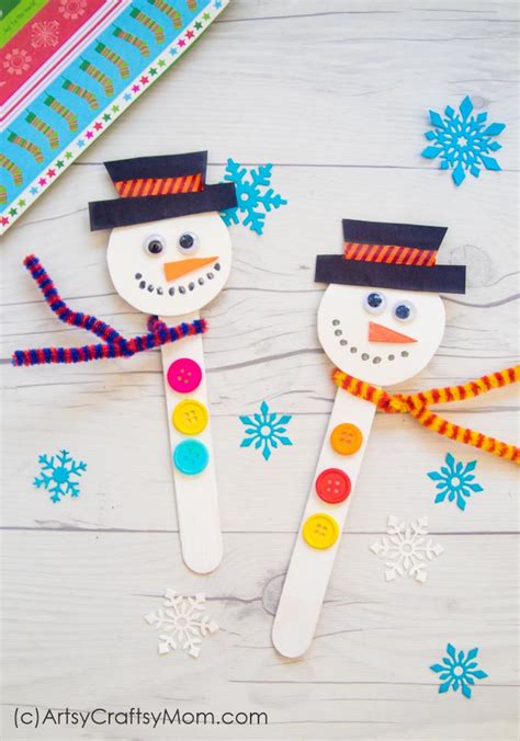 35 Creative Snowman Craft Ideas for Kids to Make! - Artsy Craftsy Mom