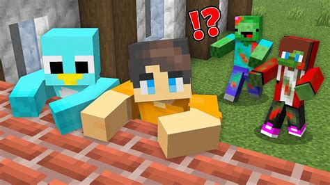 ZOMBIE Mikey and JJ WANT to KILL Milo and Chip in MINECRAFT ! CHALLENGE ...