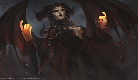 Lilith Diablo 4, joao vagner on ArtStation at https://www.artstation ...