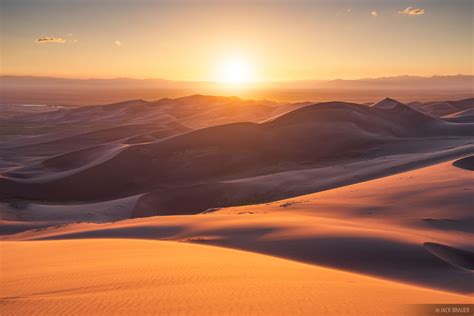 Sand Dunes Sunset