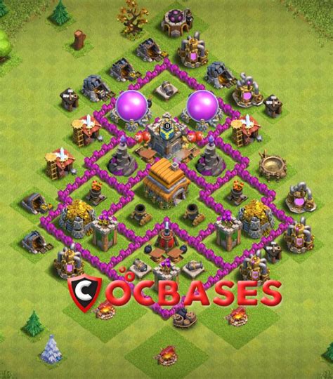 Top 20+ Best TH6 Farming/Defense Base Layouts 2018 (New)