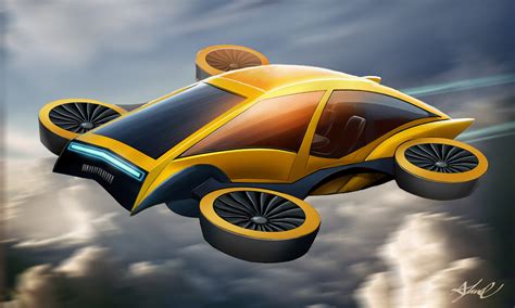 ArtStation - Flying Car Design