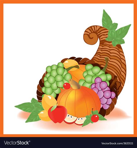 Thanksgiving day food Royalty Free Vector Image