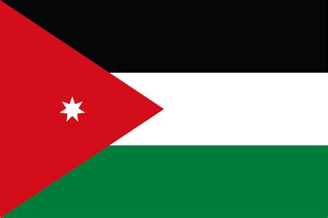 The National Flag of Jordan - WorldAtlas