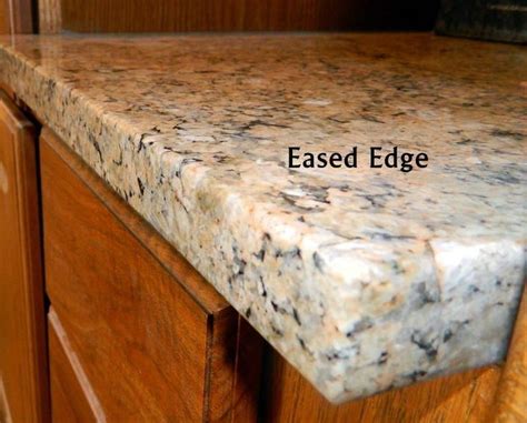 Standard Eased Edge Granite in 2019 ... | Kitchen countertop edges ...