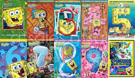 SpongeBob SquarePants Series Complete Season 1-9 + Movie Collection NEW ...