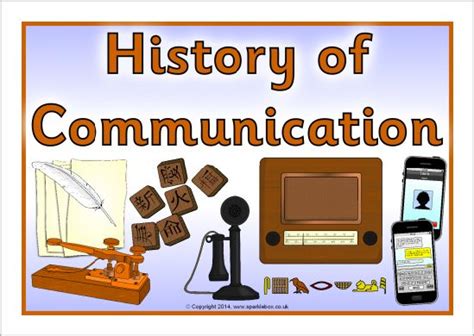 History of Communication display poster (SB10744) - SparkleBox ...