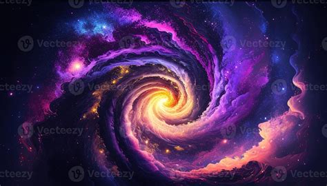 milky way, digital art illustration, 23005115 Stock Photo at Vecteezy