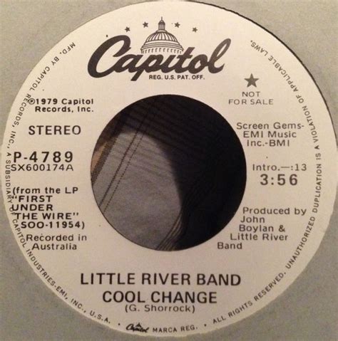 Little River Band – Cool Change (1979, Vinyl) - Discogs